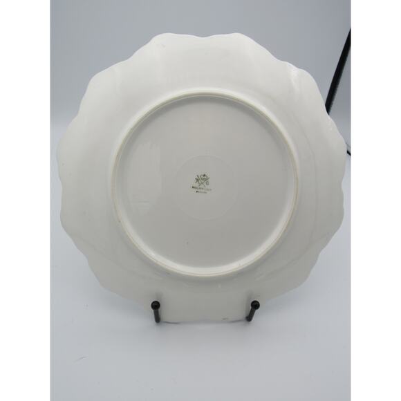 RC Moliere Bavaria Rosenthal Reticulated Plate Hand-Painted Flowers Gold Trim - Picture 2 of 12